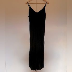 OZMA - ANAISE SLIP DRESS - CUPRO - Black